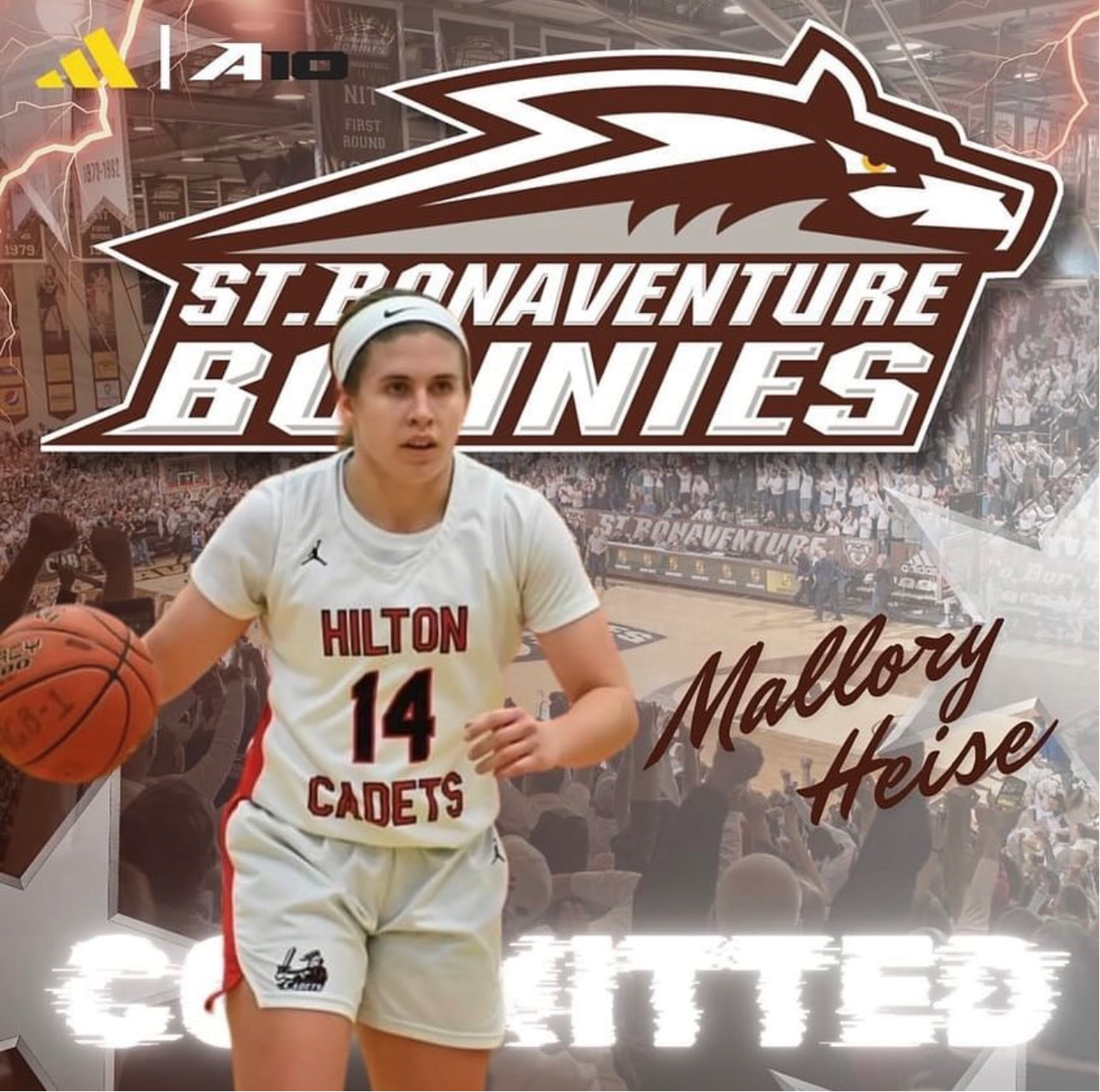 Mallory Heise, Team NExXGEN alumna, St. Bonaventure University basketball